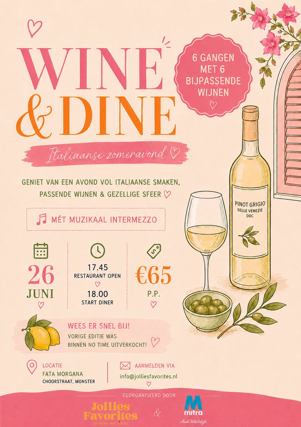 Flyer Wine & Dine