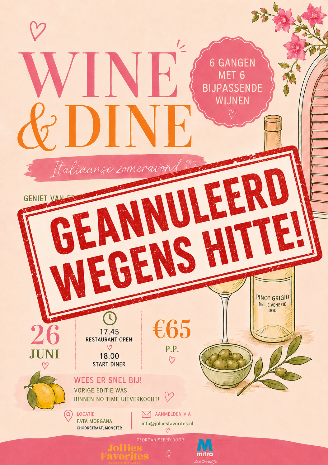 Flyer Wine & Dine